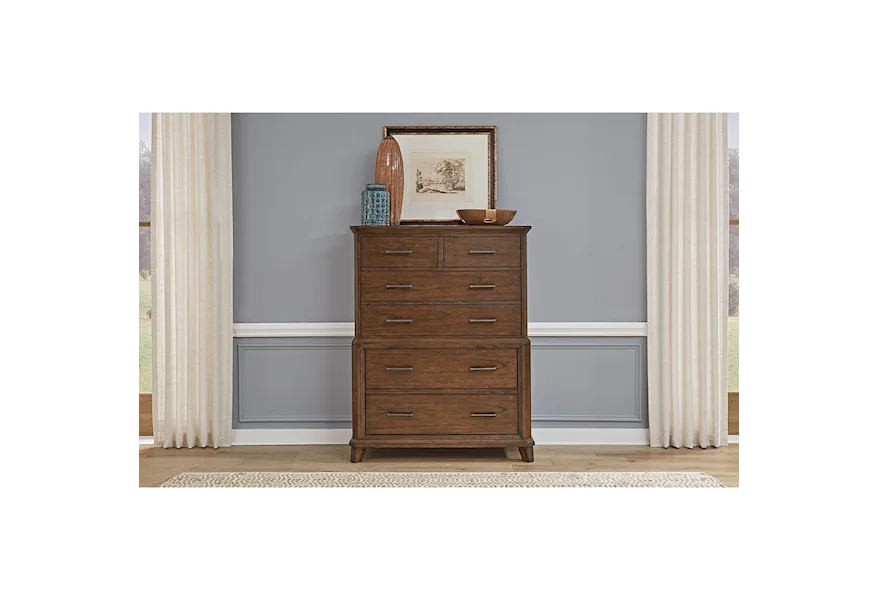 Filson Creek 6-Drawer Chest by AAmerica at Esprit Decor Home Furnishings
